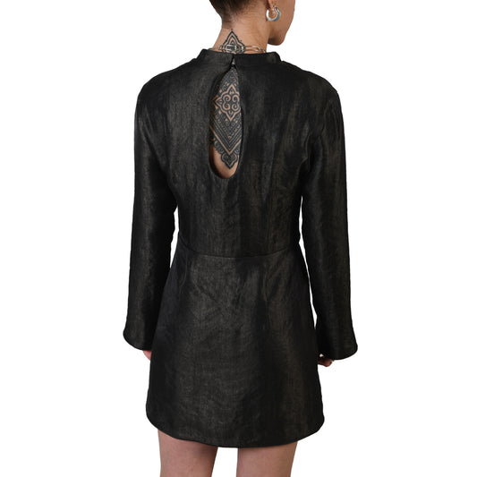 Black Sparkling Qipao Dress