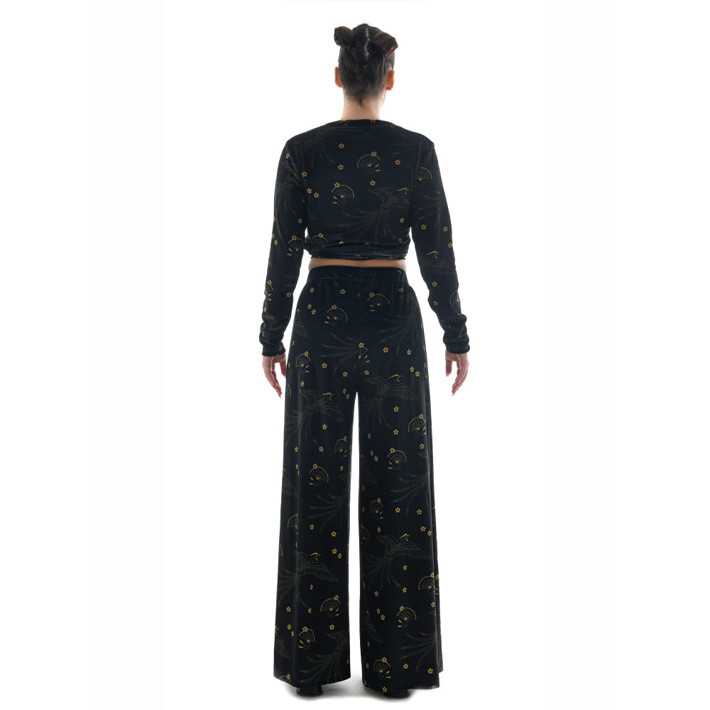 Japanese Velvet Wide Leg Pants #15