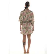 Load image into Gallery viewer, Oriental Velvet Mini Wrap Dress #6