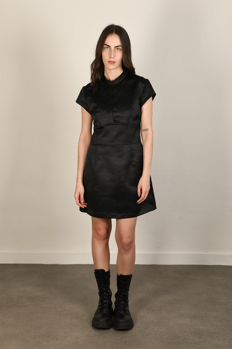 Japanese Satin Qipao Dress #20