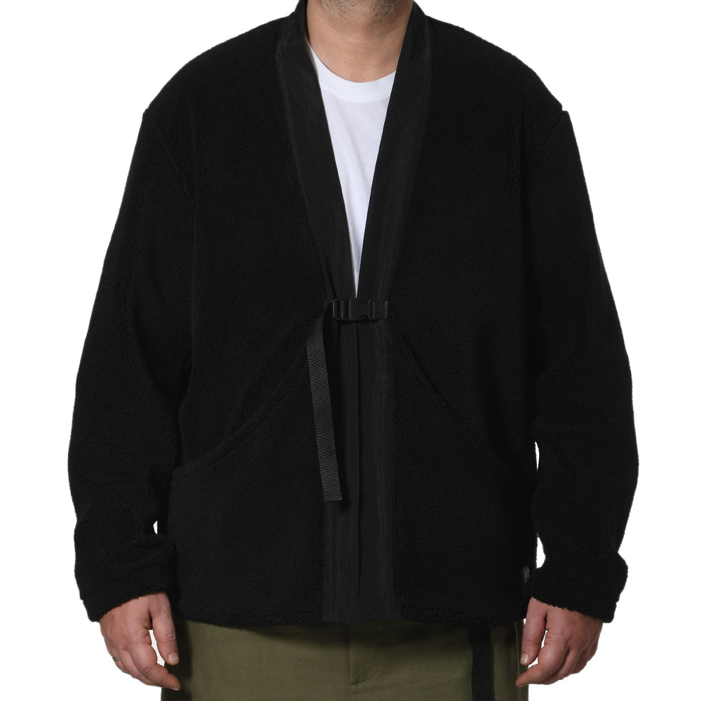 Black Sherpa Kimono Jacket