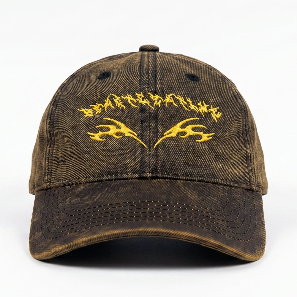 HeartbeatInk Tribal Mustard Oil Coated Cap
