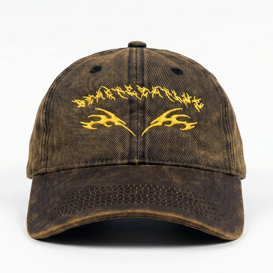 HeartbeatInk Tribal Mustard Oil Coated Cap