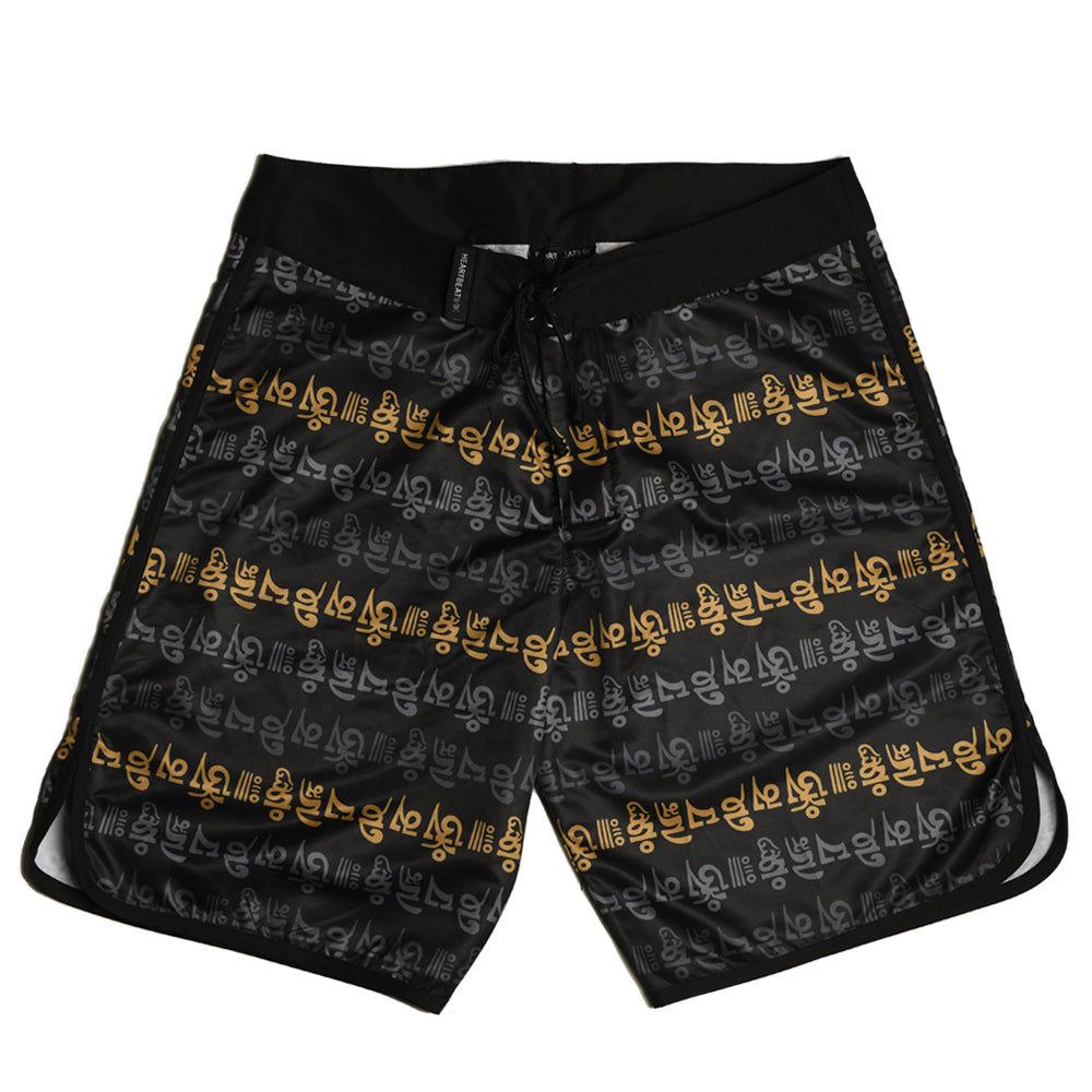 Tibetan Mantra Script Board Shorts