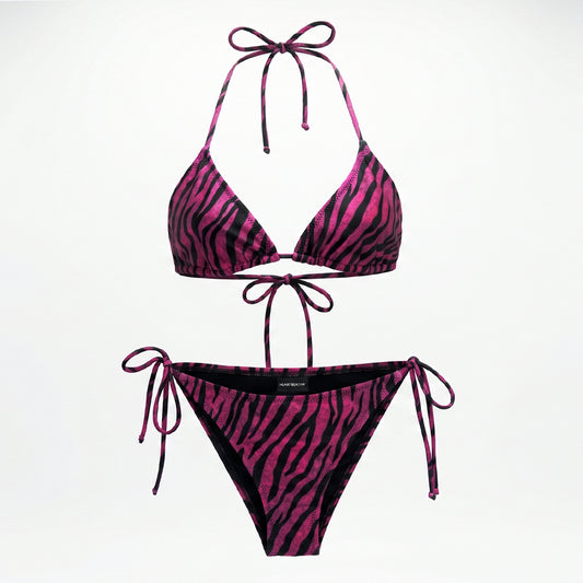 Animal Tie Side Bikini #7
