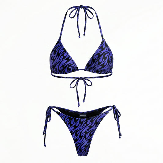 Tribal Tie Side Brazilian Bikini #3