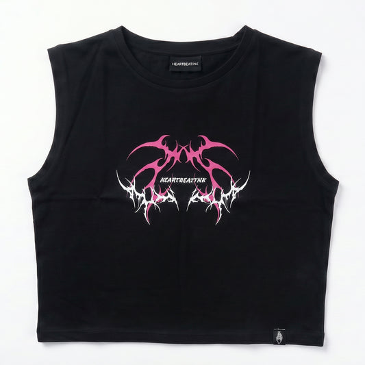 HeartbeatInk Tribal Fuchsia Sustainable Tank Top