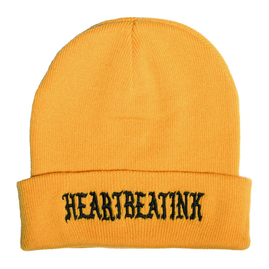 HeartbeatInk Amber Embroidered Beanie