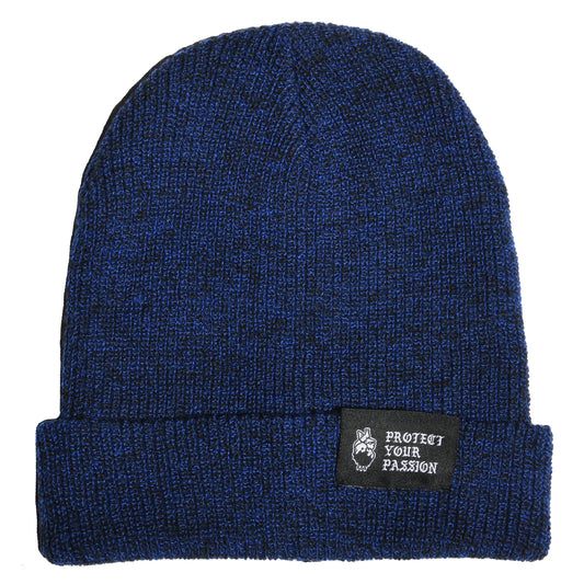 HeartbeatInk Protect Your Passion Blue Beanie