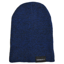 Load image into Gallery viewer, HeartbeatInk Protect Your Passion Blue Beanie
