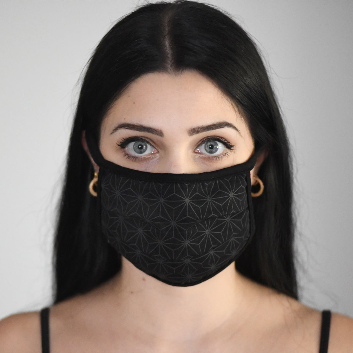 Sacred Geometry Asanoha Face Mask