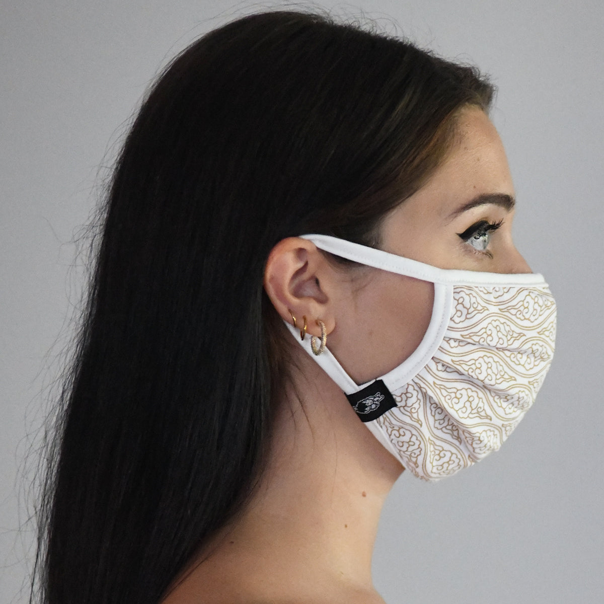 Sacred Geometry Cloud Face Mask