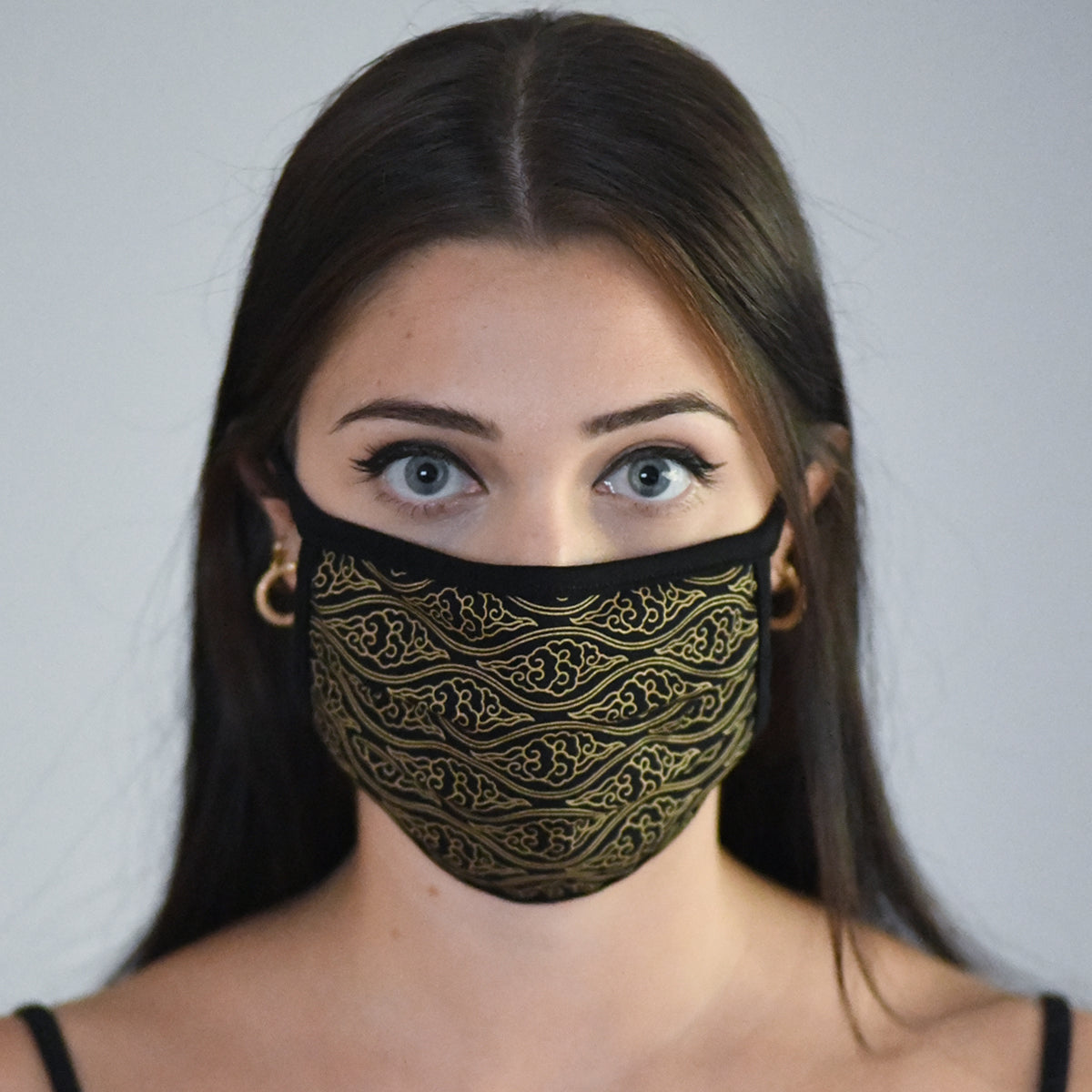 Sacred Geometry Cloud Face Mask