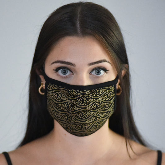 Sacred Geometry Cloud Face Mask