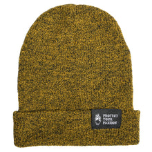 Load image into Gallery viewer, HeartbeatInk Protect Your Passion Mustard Beanie
