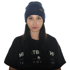 HeartbeatInk Protect Your Passion Blue Beanie